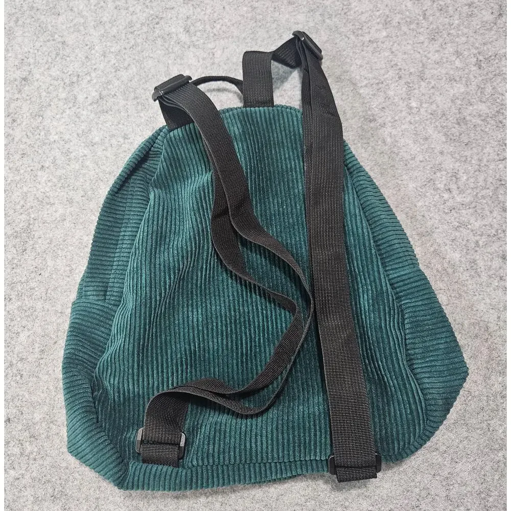 JanSport Half Pint FX Corduroy Mini Backpack Deep Juniper Green Small Daypack